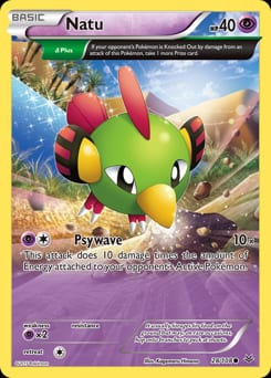 Roaring Skies Natu #28 card