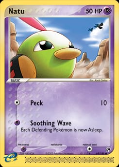 Sandstorm Natu #69 card