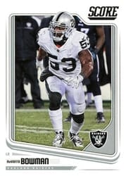 2018 Score Base Set Navorro Bowman #252 card