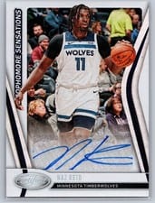 2020-21 Panini Certified Sophomore Sensations Autographs Naz Reid #SSA-NZR card