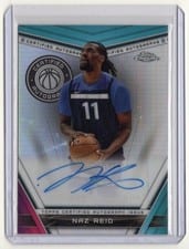 2023-24 Topps Chrome Certified Autographs Naz Reid #CA-NR card