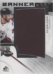 2022-23 SP Game Used 2022 NHL All-Star Game Banner Year Relics Nazem Kadri #BYAS-NK card