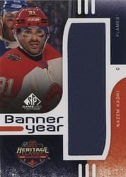 2024-25 SP Game Used 2023 Heritage Classic Banner Year Relics Nazem Kadri #BYHC-NK card