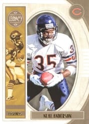 2019 Panini Legacy Base Set Neal Anderson #117 card