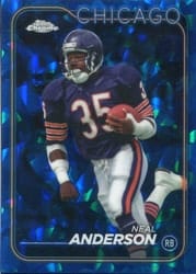 2024 Topps Chrome Sapphire Edition Base Set Neal Anderson #25 card