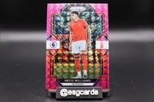2022 Panini Prizm Premier League Neco Williams Pink Mosaic #141 card