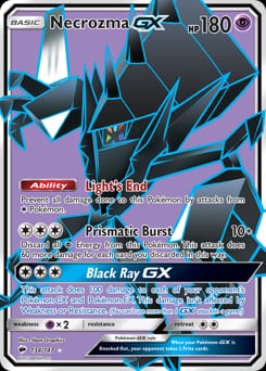 2017 Burning Shadows Necrozma-GX #134 card