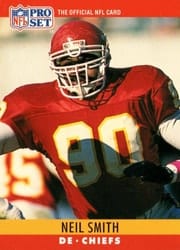 1990 Pro Set Base Set Neil Smith #147 card