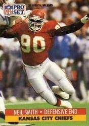 1991 Pro Set Base Set Neil Smith #537 card