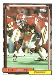 1992 Topps Base Set Neil Smith #597 card