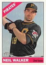 2015 Topps Heritage Base Set Neil Walker #210 card