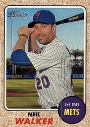 2017 Topps Heritage Base Set Neil Walker #246 card