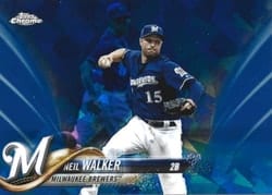 2018 Topps Chrome Sapphire Edition Base Set Neil Walker #268 card