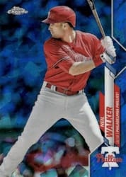 2020 Topps Chrome Update Sapphire Edition Base Set Neil Walker #U-123 card