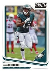 2018 Score Base Set Nelson Agholor #263 card