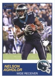 2019 Score Base Set Nelson Agholor #188 card
