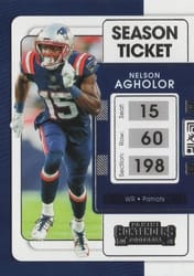 2021 Panini Contenders Base Set Nelson Agholor #67 card