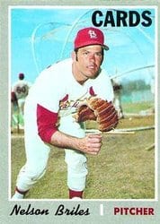 1970 Topps Base Set Nelson Briles #435 card