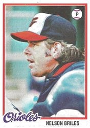 1978 Topps Base Set Nelson Briles #717 card