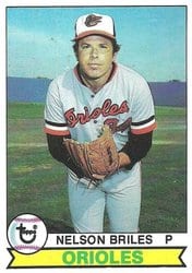 1979 Topps Base Set Nelson Briles #262 card