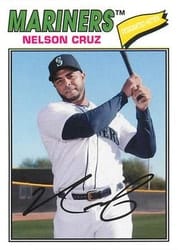 2018 Topps Archives Base Set Nelson Cruz #135 card