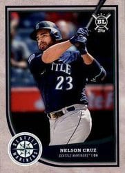 2018 Topps Big League Base Set Nelson Cruz #144 card