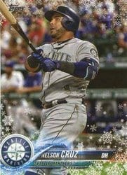2018 Topps Holiday Base Set Nelson Cruz #HMW106 card