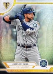 2018 Topps Triple Threads Base Set Nelson Cruz #27 card