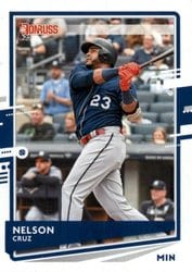 2020 Donruss Base Set Nelson Cruz #113 card