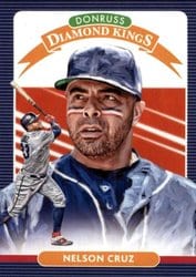 2020 Donruss Base Set Nelson Cruz #13 card