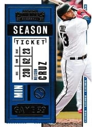 2020 Panini Contenders Base Set Nelson Cruz #53 card