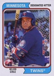 2020 Topps Archives Base Set Nelson Cruz #168 card