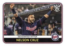 2020 Topps Big League Base Set Nelson Cruz #4 card