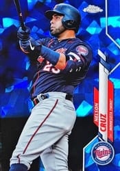 2020 Topps Chrome Sapphire Edition Base Set Nelson Cruz #281 card