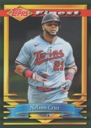 2021 Finest Flashbacks Base Set Nelson Cruz #154 card