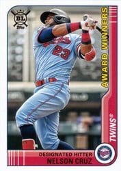 2021 Topps Big League Base Set Nelson Cruz #273 card