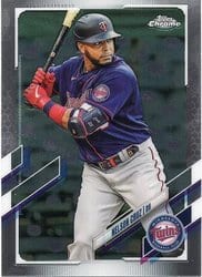 2021 Topps Chrome Base Set Nelson Cruz #180 card