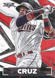 2021 Topps Fire Base Set Nelson Cruz #125 card