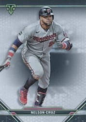 2021 Topps Triple Threads Base Set Nelson Cruz #92 card