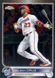 2022 Topps Chrome Update Base Set Nelson Cruz #USC142 card