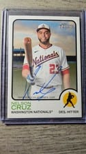 2022 Topps Heritage Real One Autographs Nelson Cruz #ROA-NC card