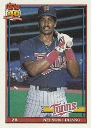 1991 Topps Base Set Nelson Liriano #18 card
