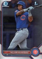 2022 Bowman Chrome Prospects Nelson Velazquez #BCP-194 card