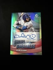 2022 Bowman Chrome Shades of Greatness Autographs Nelson Velazquez #SGA-NV card