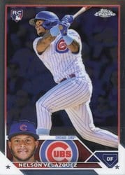 2023 Topps Chrome Base Set Nelson Velázquez #82 card