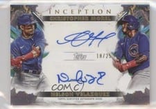 2023 Topps Inception Dual Autographs Nelson Velázquez / Christopher Morel #IDA-MV card