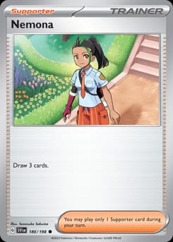 Scarlet & Violet Nemona #180 card