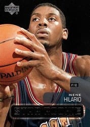 2002-03 Upper Deck Base Set Nene Hilario #201 card
