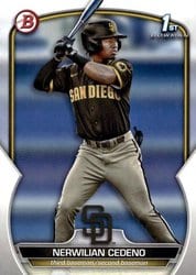 2023 Bowman Prospects Nerwilian Cedeno #BP-81 card