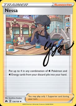 Crown Zenith Nessa #136 card